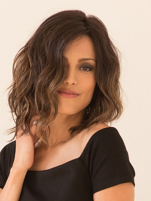 Evanna : Lace Front Mono Part Synthetic Wig