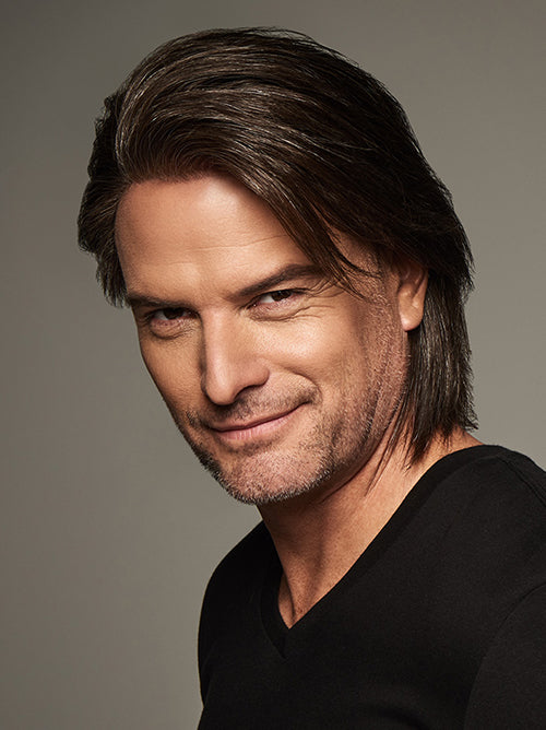 Sharp : Human Hair/ Synthetic Blend Wig