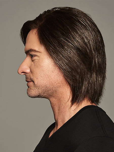 Sharp : Human Hair/ Synthetic Blend Wig